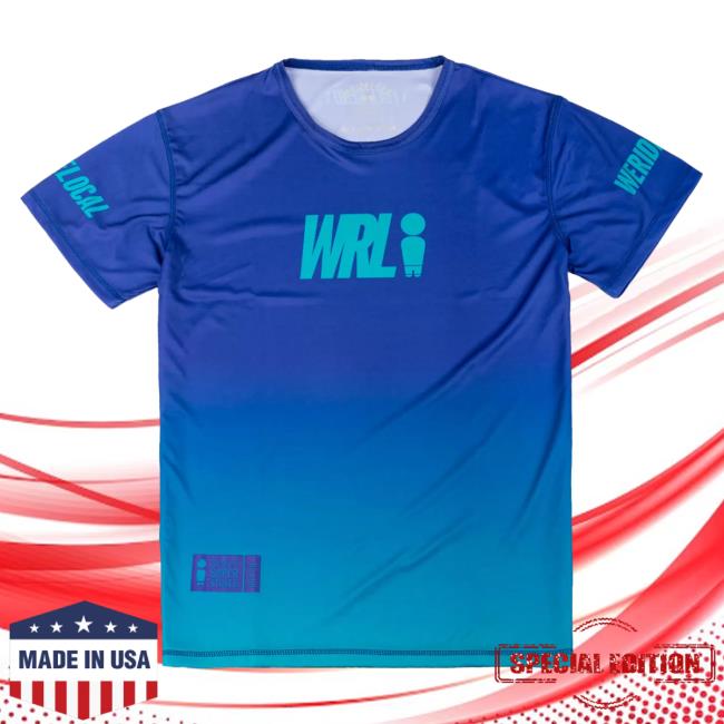 Official We Ride Local x Fullsend Gradient Rash Vest Hot Shirt