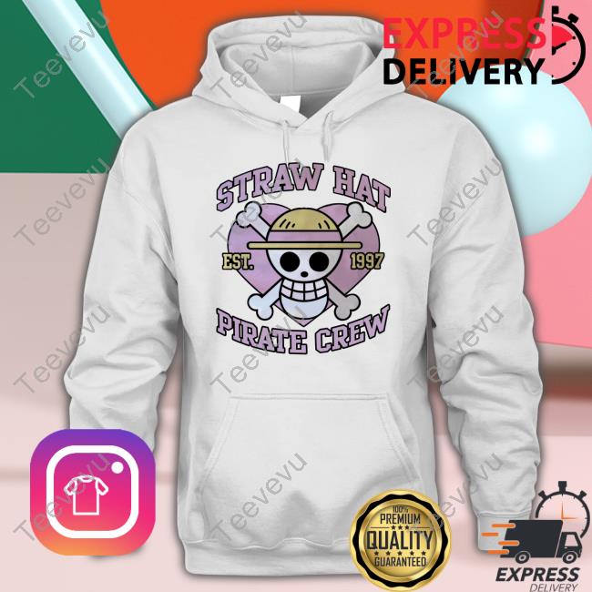 Official Mustardyardpress Shop Straw Hat Pirate Crew Est 2017 Crewneck Sweatshirt