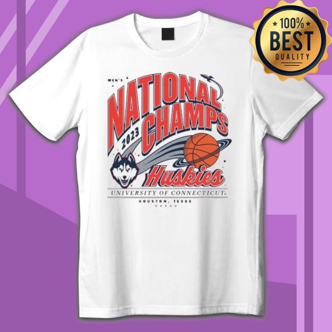 Men’S National Champs 2023 Uconn Huskies University Of Connecticut Houston Texas shirt