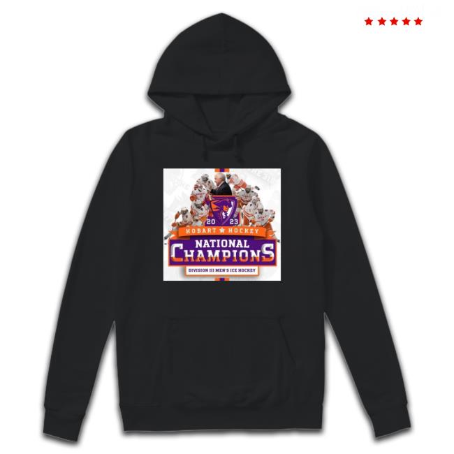 Hobart Hockey National Champions 2023 Men’S Division Iii Ice Hockey shirt