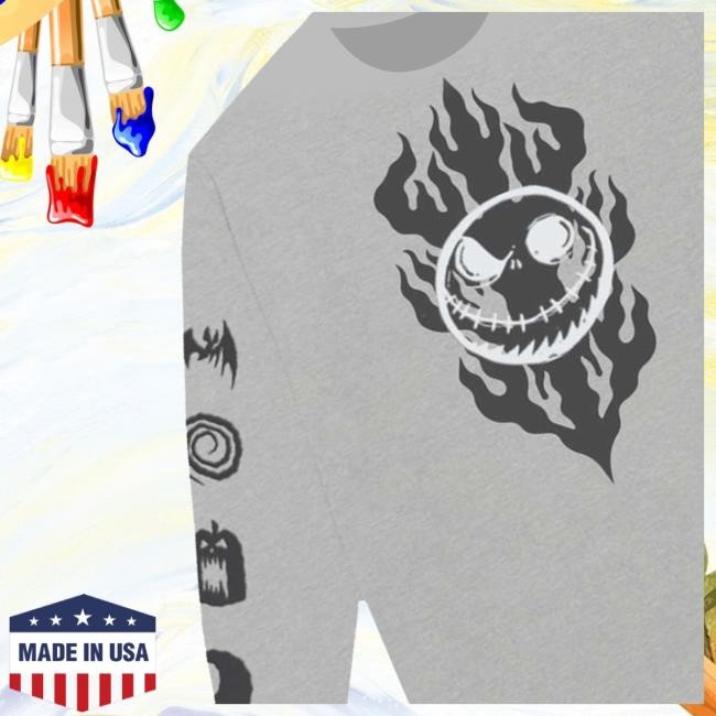 The Nightmare Before Christmas Flaming Jack New Shirt