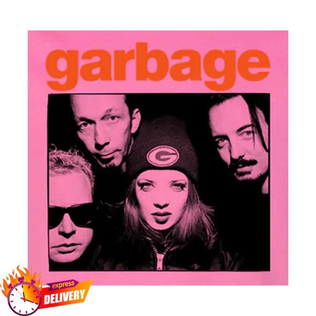 Garbage Merch Pink Photo Funny Shirt