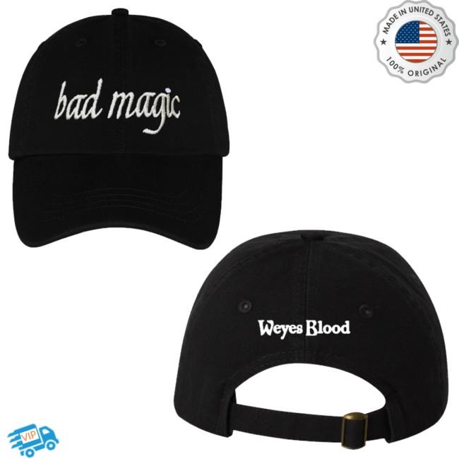 Weyes Blood Merch Bad Magic Black new hat Weyes Blood Merch Bad Magic Black hat