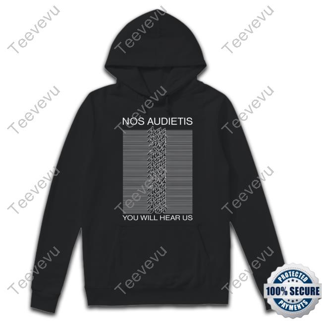 Sounder At Heart Nos Audietis You Will Hear Us Crewneck Sweatshirt