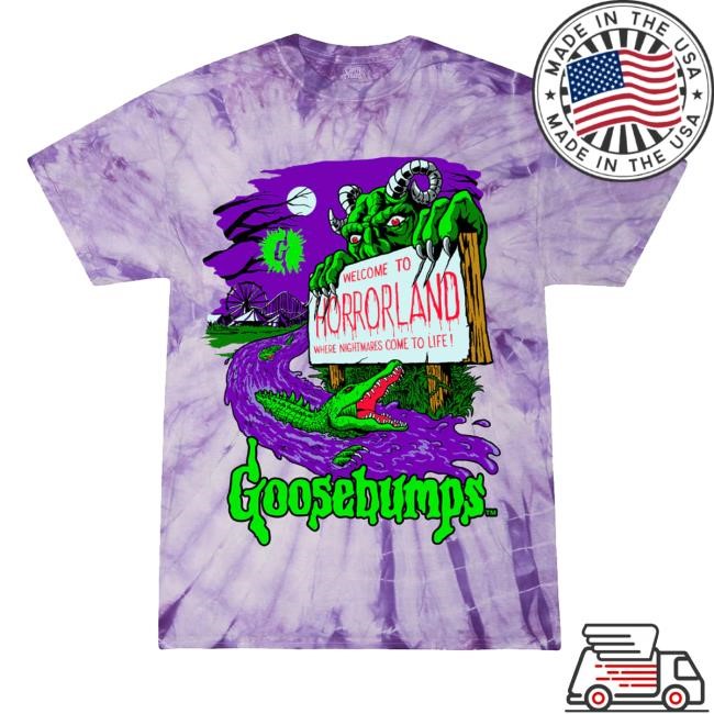 Goosebumps Enter If You Dare Tie-Dye T Shirt