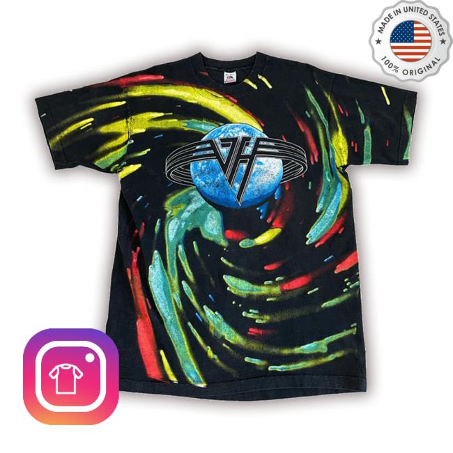 For All To Envy Vintage Van Halen Live Tour Tee Shirts